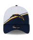Фото #2 товара Men's White, Navy Los Angeles Chargers 2023 Sideline 39THIRTY Flex Hat