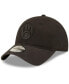 Фото #1 товара Men's Milwaukee Brewers Black on Black Core Classic 2.0 9TWENTY Adjustable Hat