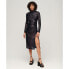 Фото #4 товара SUPERDRY Long Sleeves Backless Sparkly Midi Dress