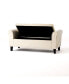 Фото #3 товара Keiko Contemporary Rolled Arm Storage Ottoman Bench