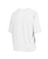 Women's White Texas Longhorns Motley Crew Chain Stitch Slub Waist Length Boxy T-shirt