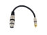 Фото #1 товара Omnitronic 3022075J - XLR (3-pin) - Female - RCA - Male - 0.15 m - Black