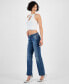 Фото #6 товара Women's Distressed Faded Bootcut Jeans