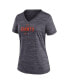 Women's Black San Francisco Giants Authentic Collection Velocity Practice Performance V-Neck T-shirt