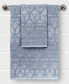 Фото #5 товара Textiles Alev Jacquard 2 Piece Turkish Cotton Hand Towels Set