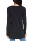 Eileen Fisher Crew Neck Tunic Women's Blue Xxs