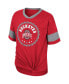 ფოტო #2 პროდუქტის Big Girls Scarlet Ohio State Buckeyes Tomika Tie-Front V-Neck T-shirt