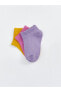 Фото #2 товара Basic Kız Bebek Patik Çorap 3'lü