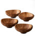 Фото #1 товара Nambe Butterfly Set of 4 Salad Bowls