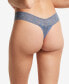 Signature Lace Women's Low Rise Thong, 4911