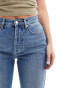 Фото #2 товара Topshop Hourglass Ember low rise wide leg jeans in mid blue