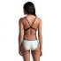 ARENA Light Floral Lace Back Swimsuit