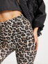 Фото #3 товара Noisy May flared trousers in leopard print