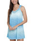 ფოტო #1 პროდუქტის Women's Wavy-Burnout Ring-Hardware Mini Cover-Up Dress