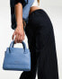 Фото #8 товара Matt & Nat Adel Micro vegan leather top handle mini bag in pale blue