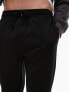 Фото #3 товара Topman tapered pintuck jogger in black