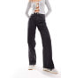 Фото #10 товара Only Juicy high waisted wide leg jeans in washed black