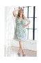 ფოტო #3 პროდუქტის Plus Size Florence Flutter Sleeve Dress