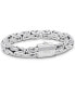 Фото #1 товара Borobudur Oval 10mm Chain Bracelet in Sterling Silver, Small 7.5 in