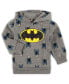 Фото #2 товара Toddler Gray Batman Pullover Hoodie and Joggers Set