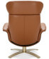 Фото #2 товара CLOSEOUT! Annaldo Leather Swivel Chair