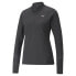 Фото #3 товара Puma 5K Knit HalfZip Pullover Womens Black Casual Tops 52139001