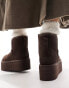 Фото #4 товара UGG Classic mini platform boots in brown