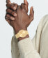 ფოტო #4 პროდუქტის Men's Bold Horizon Swiss Quartz Ionic Plated Light Gold-Tone Steel Watch 40mm