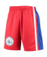 ფოტო #3 პროდუქტის Men's Red Philadelphia 76Ers Hardwood Classics 75th Anniversary Swingman Shorts