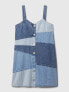 Фото #7 товара Patchwork Denim Mini Dress