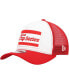 Фото #1 товара Men's Scarlet, White NASCAR 9FORTY A-Frame Trucker Snapback Hat