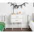 Фото #11 товара 20" Two-Drawer Side Table - White