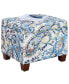 21.75" Canvas Fabric Madison Storage Ottoman