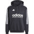 ADIDAS House Of Tiro Fleece hoodie Черно-белый, L - фото #4