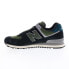 Фото #9 товара New Balance 574 U574KBG Mens Black Suede Lace Up Lifestyle Sneakers Shoes