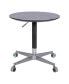 Фото #7 товара Adjustable 360 Swivel Coffee Table with Aluminum Base