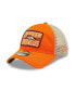 Фото #1 товара Men's Orange and Natural Denver Broncos Devoted Trucker 9TWENTY Snapback Hat