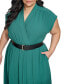 Фото #5 товара Платье Calvin Klein Plus Size Belted A-Line