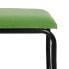 Bench 110 x 40 x 68 cm Synthetic Fabric Metal Green