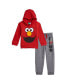 Baby Boys Elmo Hoodie and Pants Outfit Set Красный/Серый, 12 месяцев - фото #1