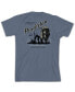 ფოტო #2 პროდუქტის Men's Vintage Buffalo Crewneck Short Sleeve Graphic T-Shirt