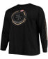 Фото #4 товара Men's Big and Tall Black San Francisco 49Ers Color Pop Long Sleeve T-shirt