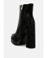 Фото #3 товара Womens dryday diamante zip up block heel boots