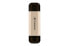 Фото #3 товара Transcend JetFlash 930C, 128 GB, USB Type-A / USB Type-C, 3.2 Gen 1 (3.1 Gen 1), 420 MB/s, Cap, Gold