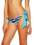 Фото #1 товара Beach Riot Deck Side Ties Triangle Bikini Bottom Striped Swimwear Size L