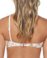 Фото #2 товара Juniors' Shine On Printed One-Shoulder Bikini Top