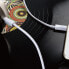 Фото #3 товара Kabel przewód audio stereo AUX mini jack 3.5mm 3 polowy 1m biały