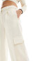 Фото #3 товара Edited tailored pocket trousers in cream