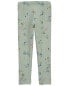 Toddler Floral Print Stretch Leggings 2T