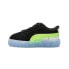 Фото #5 товара Puma Suede Slime Slip On Toddler Boys Black Sneakers Casual Shoes 39111301